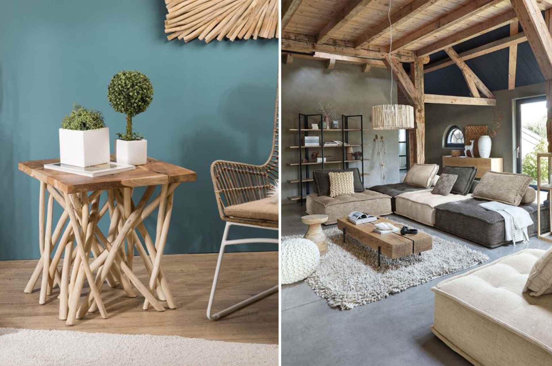 décor bois flotte