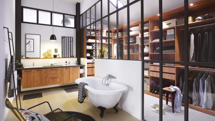 Salle de bain avec Dressing