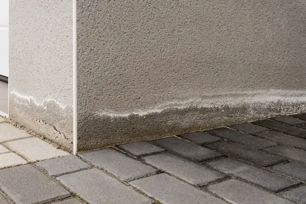 Remontée d'humidité par le sol
