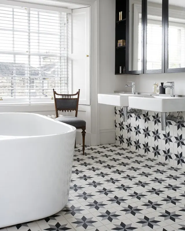 Carreaux Ciment pour Salle de Bain