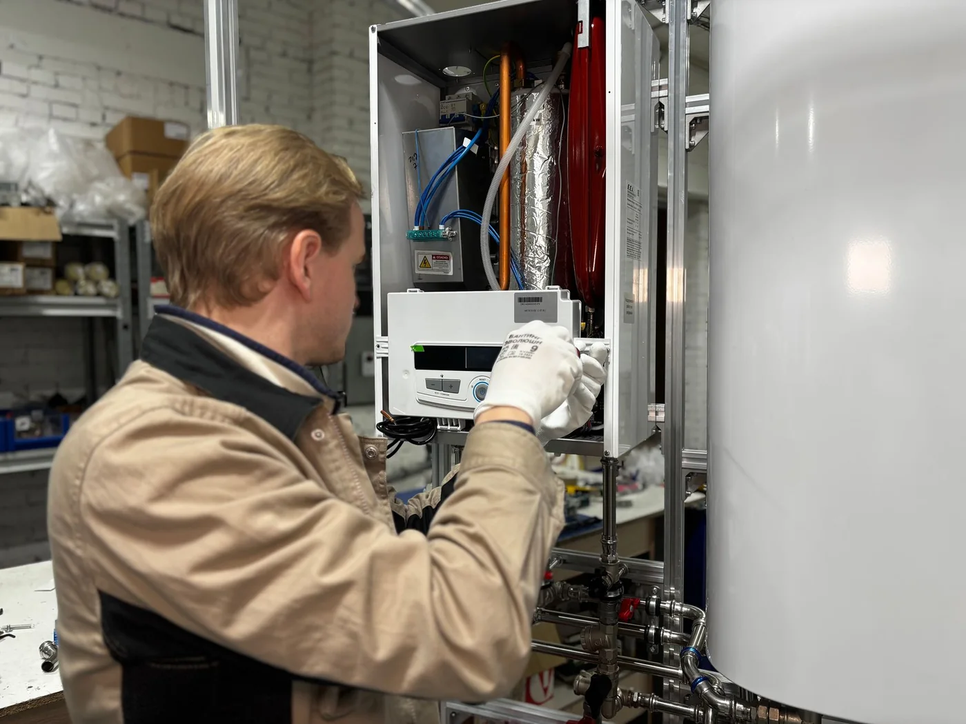 Chauffe-eau en cours de diagnostic après disjonction