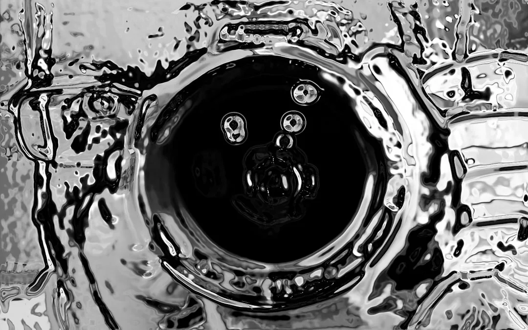 Technicien en recherche de fuite eau avec caméra thermique