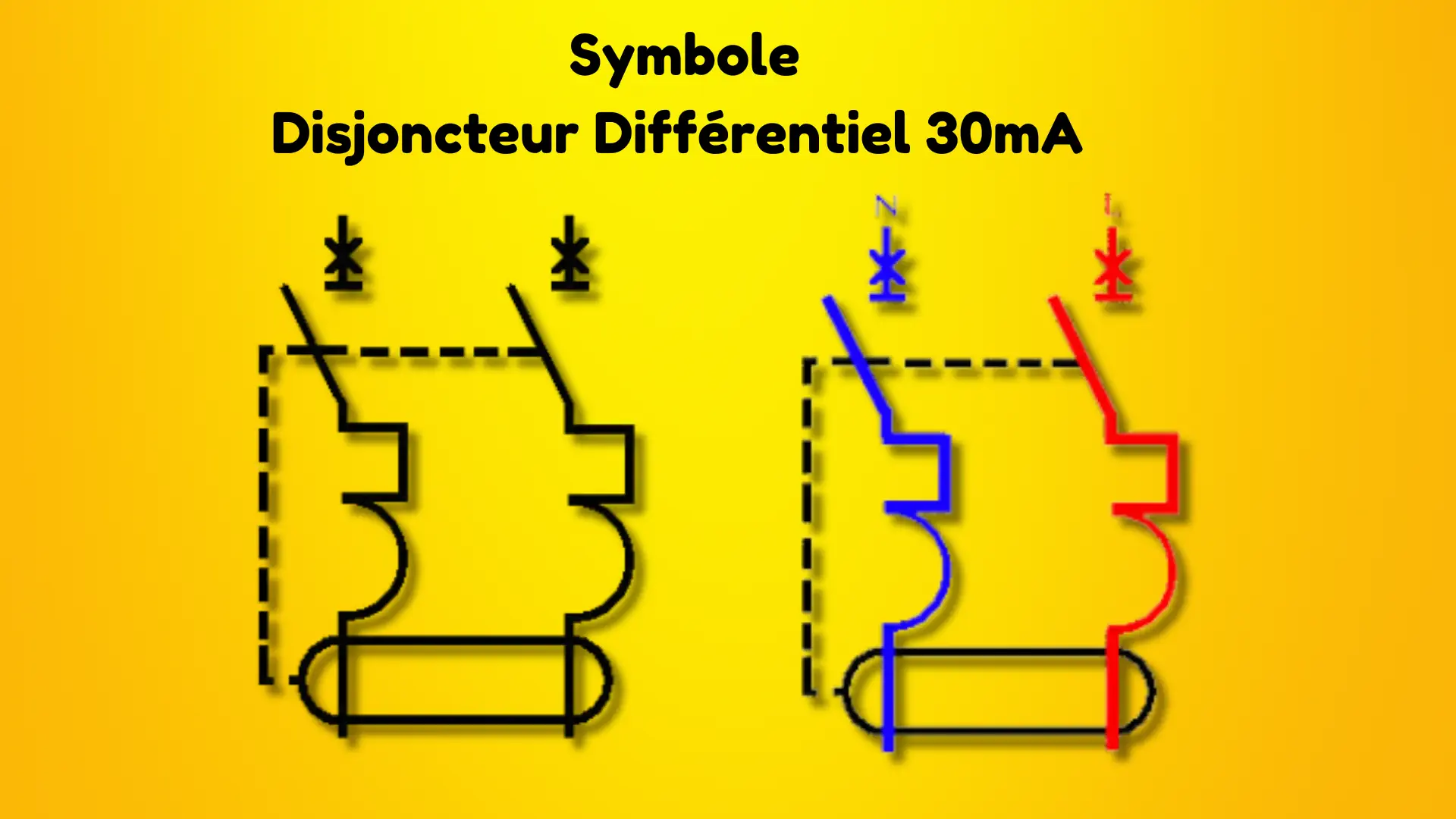 le Symbole du Disjoncteur Différentiel